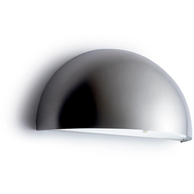 Photo of Rørhat Wall Led, Stainless Steel, 10,5w Led 3000k, Ip23 - Vägglampor Utomhus - Jesper J. Pedersen - Silver