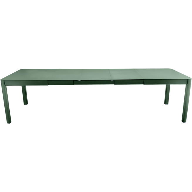 Photo of Ribambelle Table With 3 Extensions, Cedar Green - Matbord Utomhus - Grön - Metall