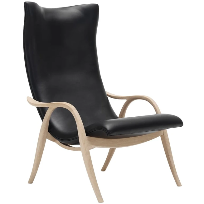 Photo of FH429 Signature Armchair White Oiled Oak Leather Sif 98