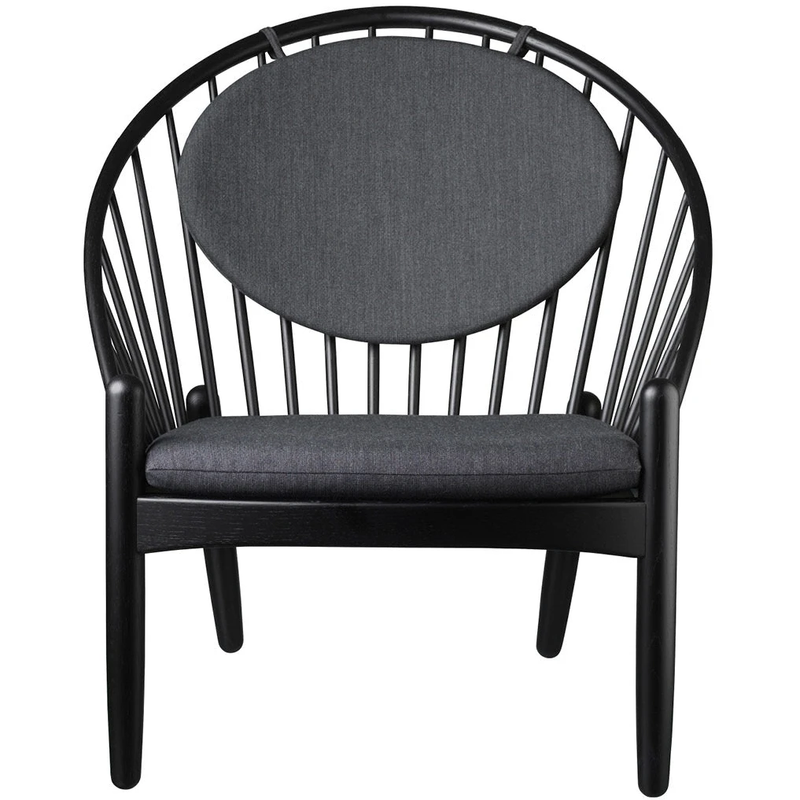 Poul M. Volther Armchair - J166 Jørna - Black/beige
