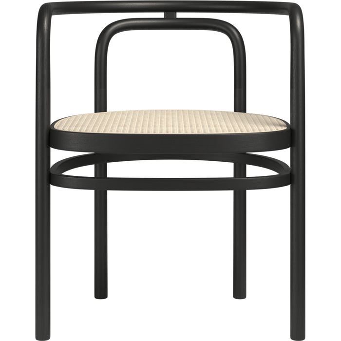 Photo of Pk15 Armchair Black Ash Rattan Natural