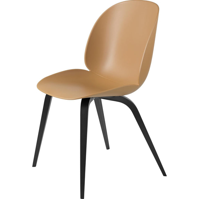 Photo of Beetle Dining Chair Un-Upholstered, Wood Base