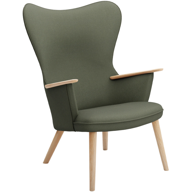 Photo of Carl Hansen - Ch78 Mama Bear Fjord 961 - Armchairs - Hans J. Wegner - Wood/textile/foam