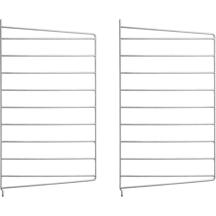 Photo of String Wall Rack 50 x 30 cm - Galvanized 2-pack - Outdoor Storage - Nils Strinning