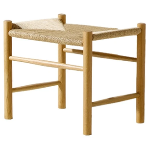 Photo of J16 Stool Natural-Black Lacquered Oak
