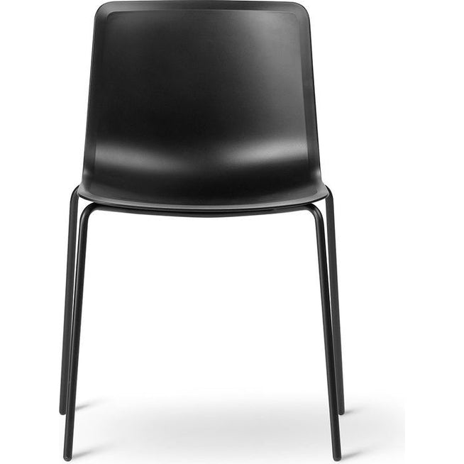 Photo of Pato 4 Leg Chair 4200 By Welling/ludvik - Spisebordsstol - Black - W55 X D52 X H79 X Sh46,5 Cm