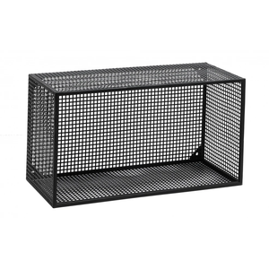 Photo of Wire Wall Cabinet L - Black