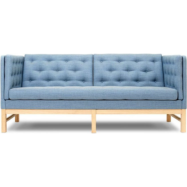 Photo of Ej315 Sofa 1542 By Erik Ole Jørgensen - 2 Personers Sofa - Foss 722 / Light Oiled Oak - W180 X D77 X H81 X Sh43 Cm