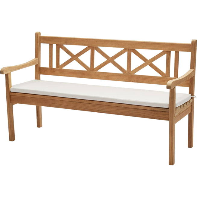 Photo of Skagen Bench Cushion, Quickdry Outdoor Foam, Outdoor Textile / White - Dynor & Kuddar - Skagerak Design Team - Vit