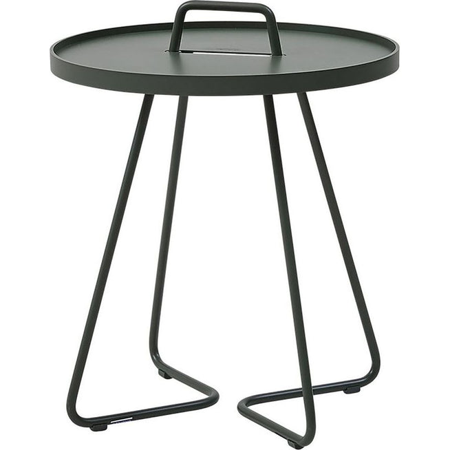 Photo of On-the-move Side Table - Side Table - Dark Green - Small - Ø: 44 x H: 54 cm