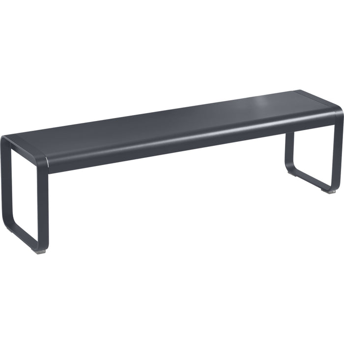 Bellevie Bench Anthracite - Garden Benches - Pagnon & Pelhaître - Grey - Metal