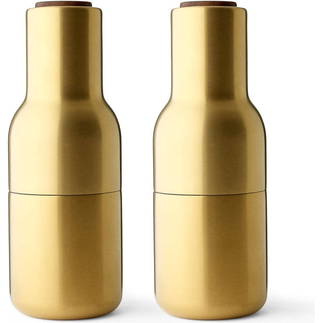 Photo of Bottle Grinder Brushed Brass/walnut - Norm Architects - Guld
