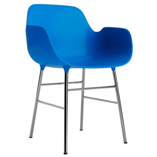 Photo of Form Armchair Steel - Spisebordsstol - Chrome /