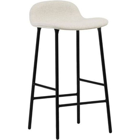 Photo of Form Bar Stool 65 Cm Full Upholstery Black Steel