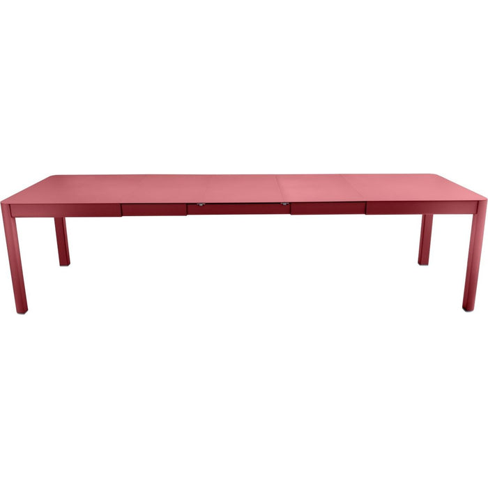 Photo of Ribambelle Extension Table 149/299x100 cm Chili 43 - Outdoor dining table - Red - Metal