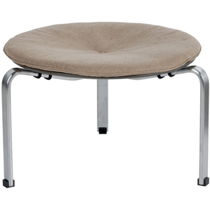 Photo of Pk33, Canvas, Natural - Stools - Poul Kjærholm - Beige - Metal