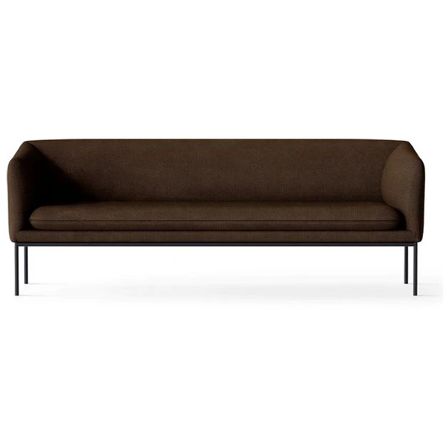 Photo of Turn Sofa / 3-seater - 3 Personers Sofa - Black - Hallingdal - Dark Brown - W200 X H73,5 X D75,5 X Sh42 Cm