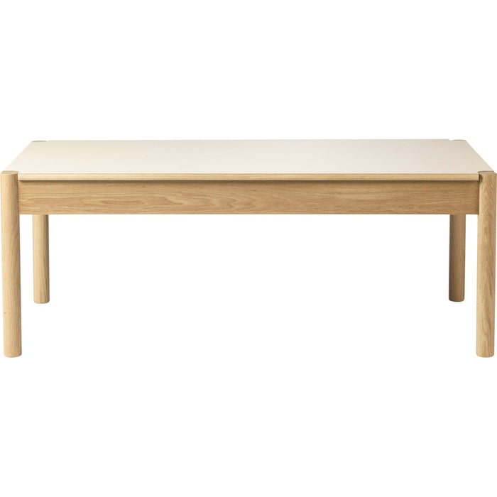 Photo of C44 Coffee Table with Reversible Table Top 120x60 cm - Beige/Black Laminate