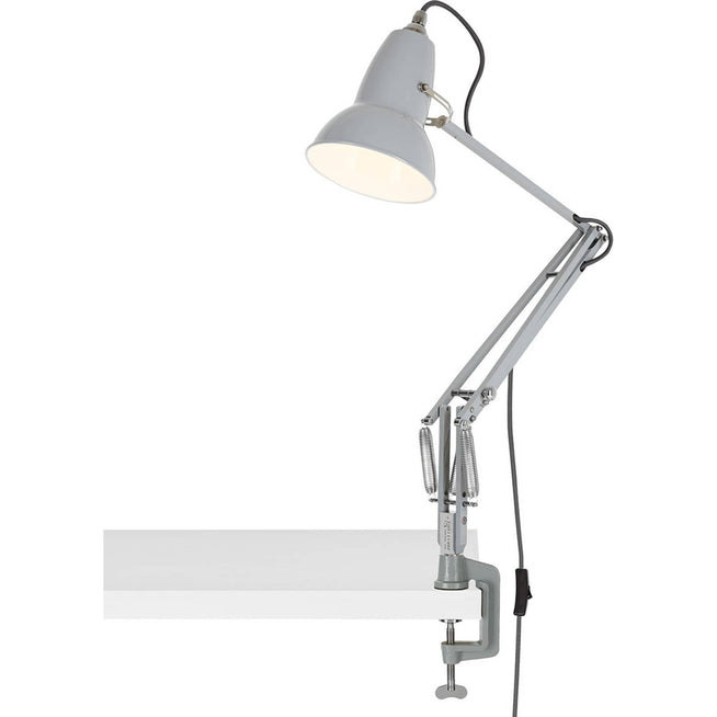 Photo of Original 1227 Mini Desk Lamp with Clamp Dove Grey - Desk Lamps - George Carwardine - Grey