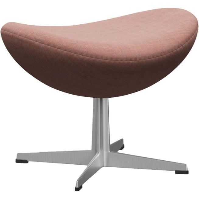 Photo of Ägget Footstool, Fabric, Canvas - 614 - Footstools - Arne Jacobsen - Pink - Metal/textile/synthetic