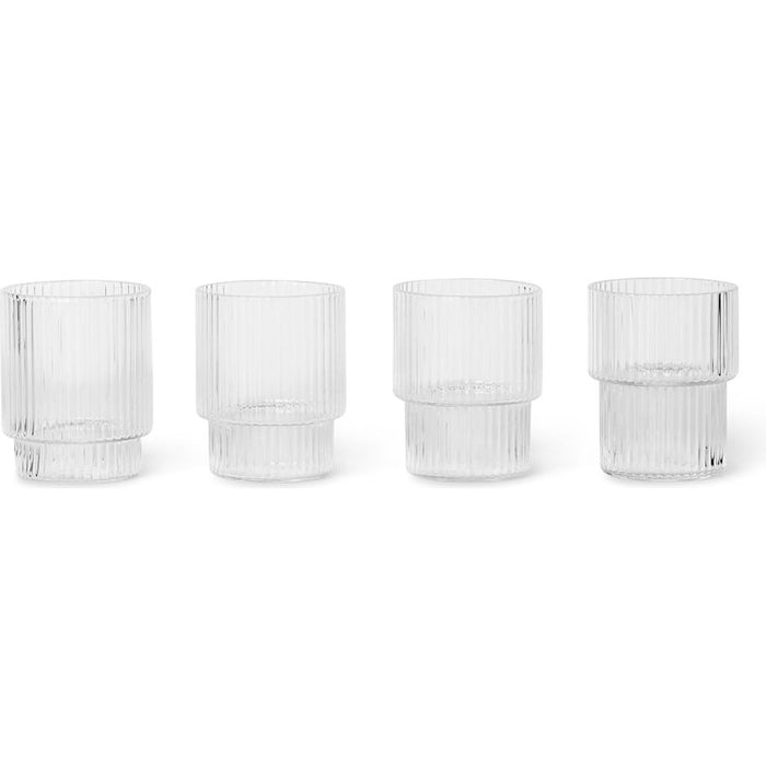 Photo of Ripple Small Glass (set Of 4) - Glas