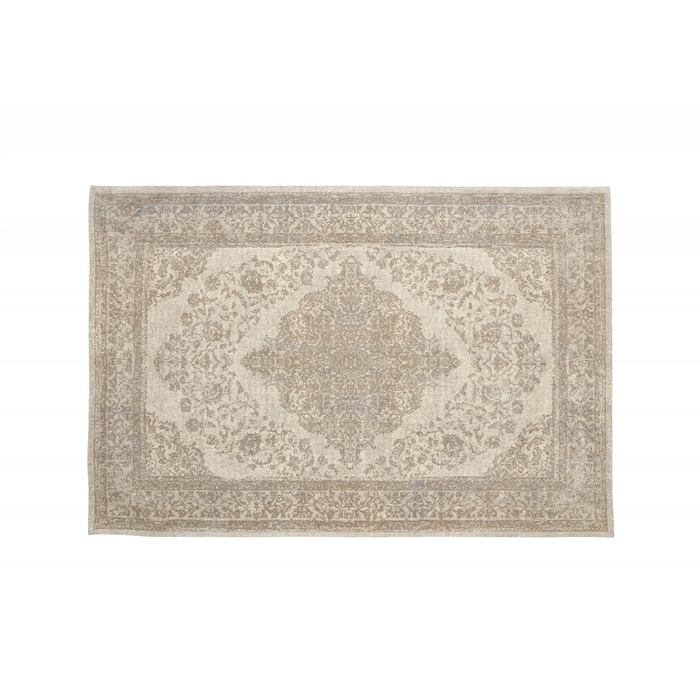 Photo of Beaded Woven Rug - Sand / Beige