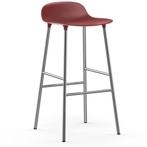 Photo of Form Bar Stool Chrome Leg 75 Cm