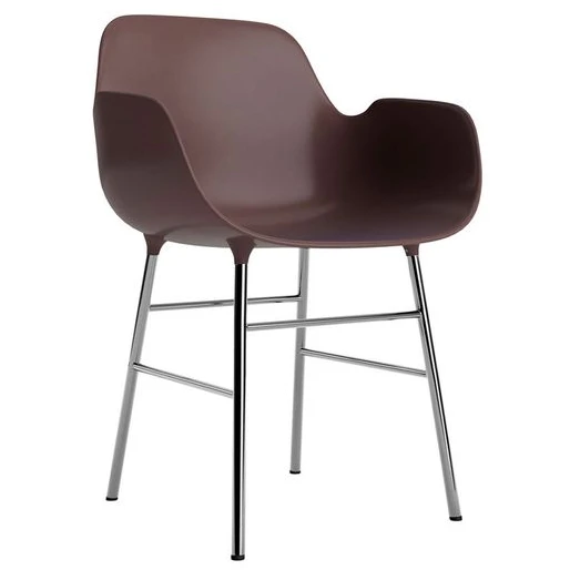Photo of Form Armchair Steel - Spisebordsstol - Chrome /