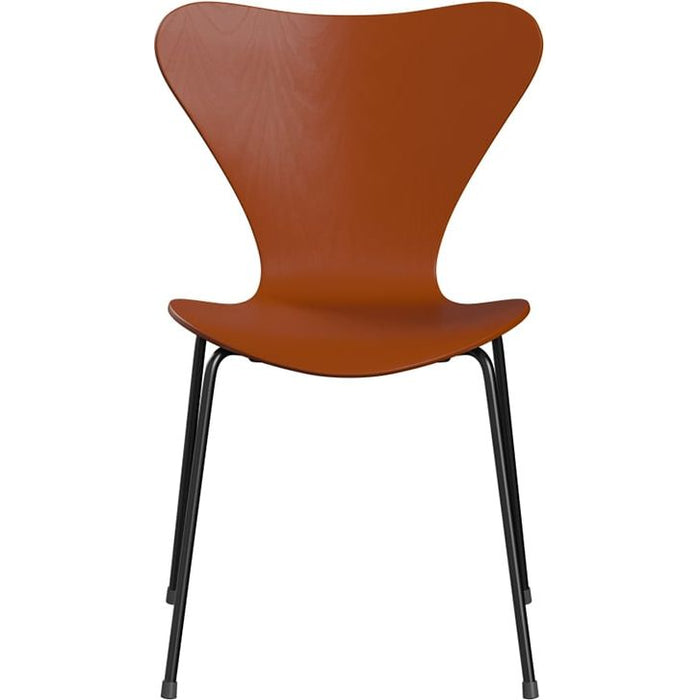 Photo of Sjuan 3107 Chair Paradise Orange, Coloured Ash, Black Frame