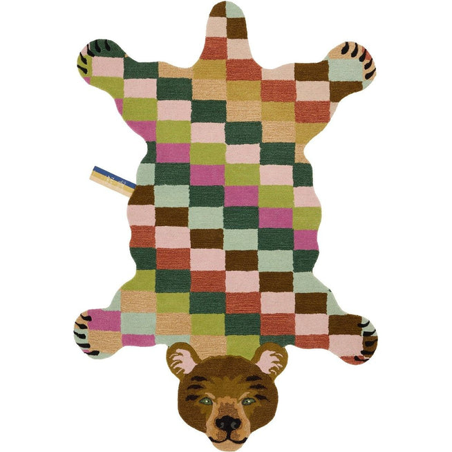 Photo of Archie Checkered Bear Blanket