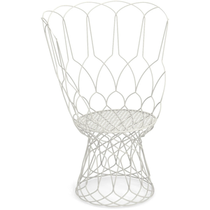 Photo of Re-trouvé Armchair, Black, No Cushion - Garden chairs - Patricia Urquiola - Black
