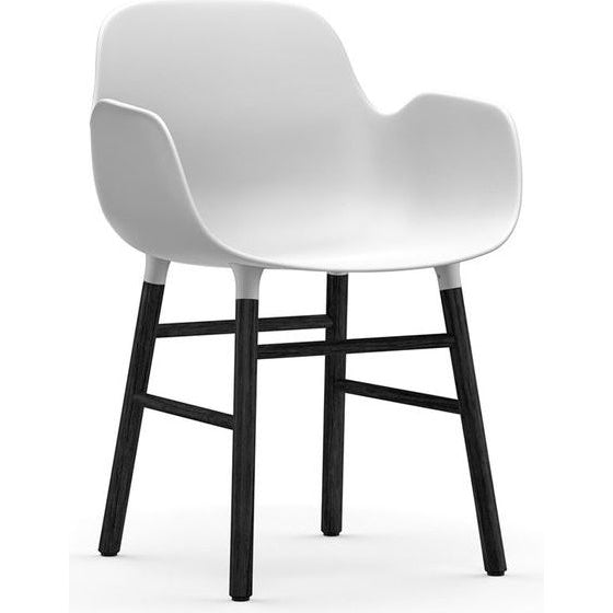 Photo of Form Armchair Wood - Spisebordsstol - Black Oak /