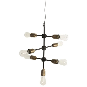 Photo of Molecular Pendant Light Grey Metal
