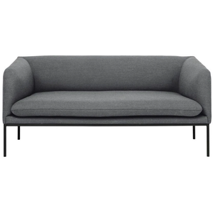 Photo of Turn Sofa 2 Pers Fiord L: 160cm - Solid Light Grey