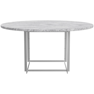 Photo of Pk54 Bord Ø140 Cm Fauske Marble Grey-white