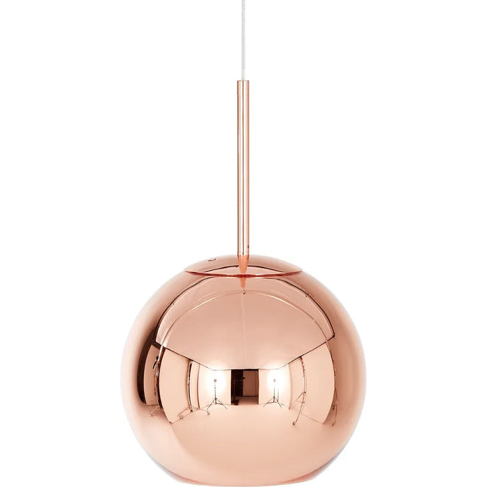 Photo of Copper Round LED Pendant Lamp
