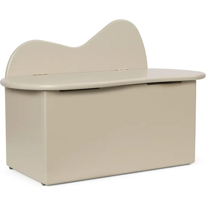 Photo of Slope Storage Bench - Børnebænk - Cashmere - W75 X H51 X D38 X Sh32 Cm