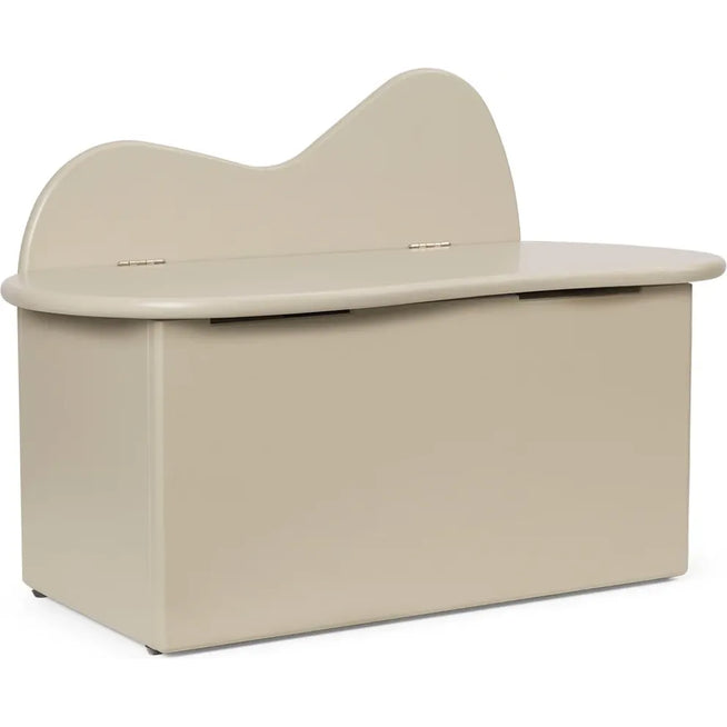 Photo of Slope Storage Bench - Børnebænk - Cashmere - W75 X H51 X D38 X Sh32 Cm