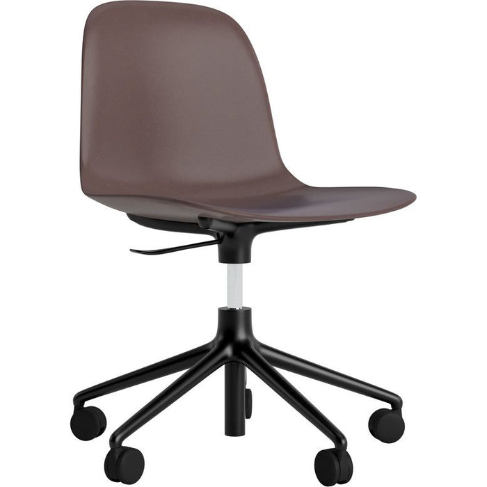 Photo of Form Chair Swivel 5W Gas lift - Black Aluminum