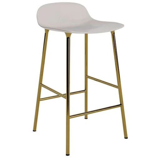 Photo of Form Bar Stool 65 Cm Brass