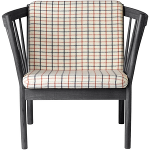 Photo of J146 Easy Armchair - Black lacquered oak 1