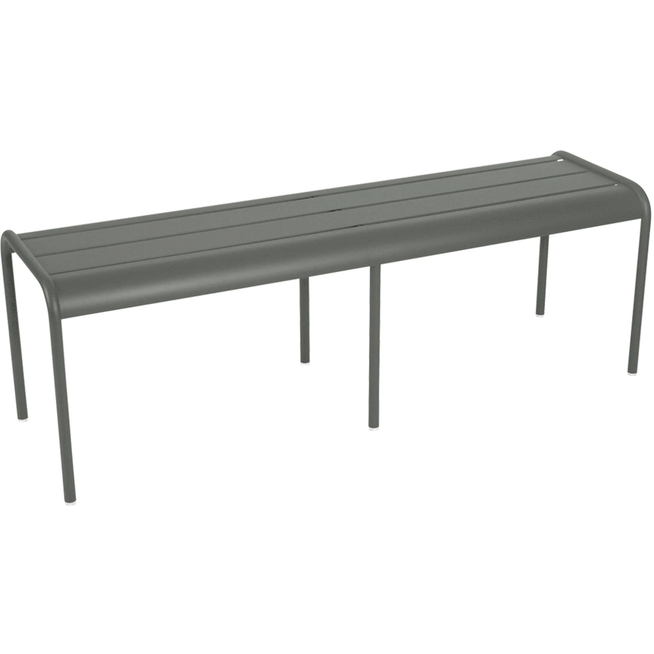 Photo of Luxembourg 3/4 Seater Bench Rosemary 48 - Garden Benches - Frédéric Sofia - Green - Metal