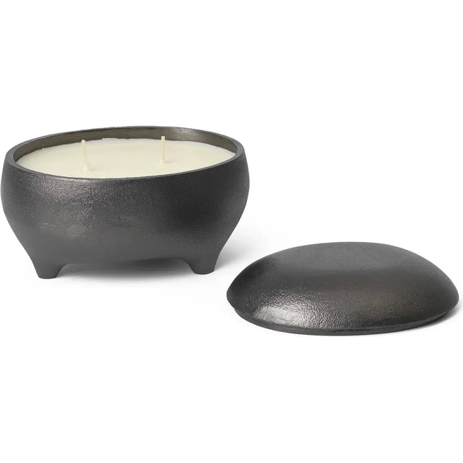 Photo of Evoke Twin Candle - Stearinlys - Evoke Twin Candle - Blackened Aluminium - W14.6 X D10.7 X H8.5 Cm