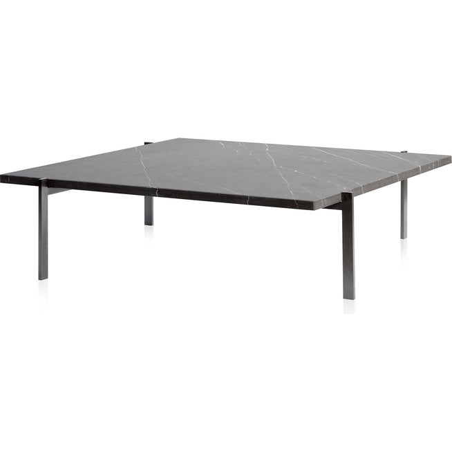 Photo of Pk61a, Black Marble - Coffee Table - Poul Kjærholm - Black - Metal/Stone