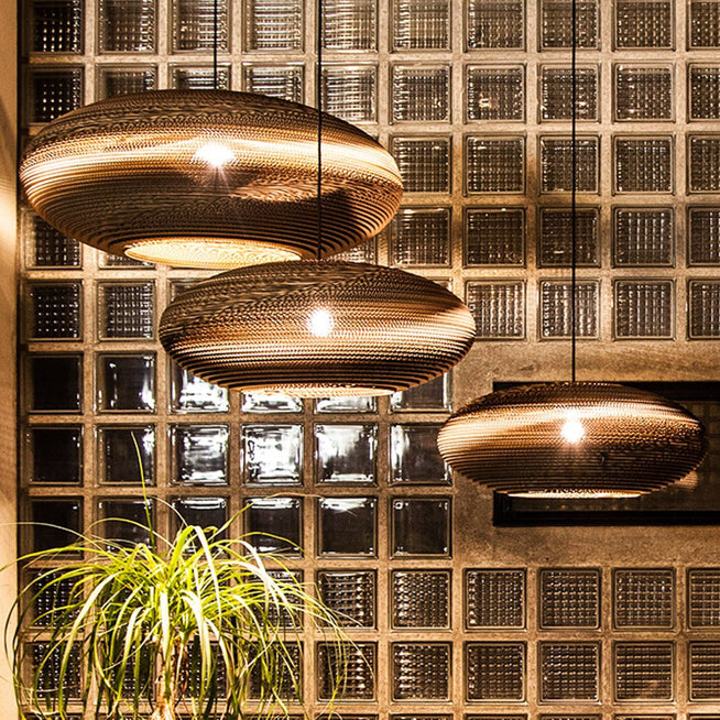 Photo of Jazzy Cardboard Pendant Lamp