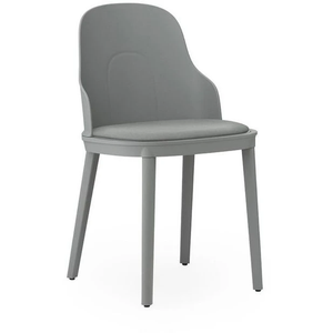 Photo of Allez Chair Upholstered Canvas - Dining Chair - Grey - H: 79 x L: 45 x D: 50 x Sh: 45.5 cm