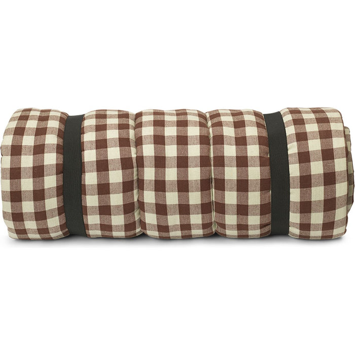 Photo of Bothy Check Quilted Madras - Madras - Cinnamon/green - W72 X D5 X H180 Cm