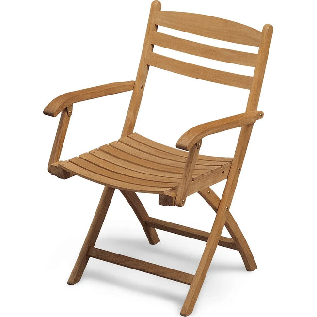 Photo of Selandia Teak - Outdoor dining chairs - Skagerak Design Team - Brown - Wood