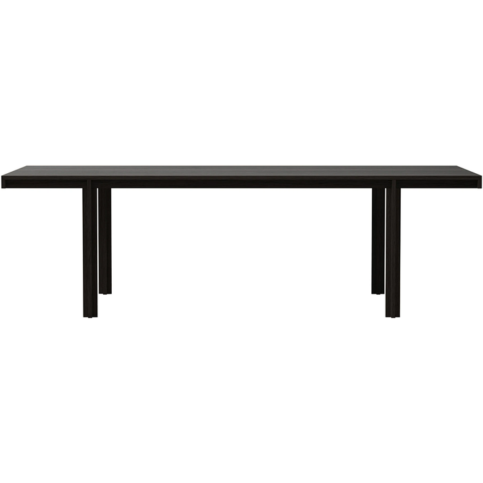 Photo of Principal Dining Table 100 x 240 cm, Smoke Stained Oak - Dining Table - Bodil Kjær - Wood