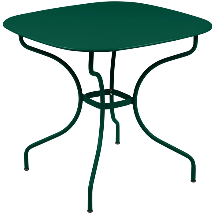 Photo of Opéra+ Carronde Table 82 X 82, Cedar Green - Matbord Utomhus - Grön - Metall